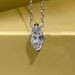 Cao Shi's New Horse Eye Necklace Features Simple Olive Shaped Layered Collarbone Chain, With A Light Luxury And_ipsvogv.com