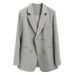 Women's Coat Long Sleeve Blazers Elegant Solid Color_ipsvogv.com