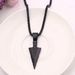 New Personalized Men's Triangle Spear Necklace Metal Arrow Pendant Sweater Chain_ipsvogv.com