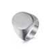Simple large glossy seal titanium steel ring ring men's large personality cold style high end hand jewelry_ipsvogv.com