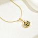 2024 New Style Women's Necklace with Personalized Drip Oil Flower Diamond Set Design, Small and High end Sense Clavicle_ipsvogv.com