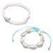 New Creative Beach Turtle Shell Bead Push Pull Ankle Set With 2 Pieces_ipsvogv.com