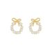 Women’s Jewelry Set Fashion Real Gold Brass Electroplating Small Fresh Temperament Earrings High End Ladies All Match Earrings Set_ipsvogv.com