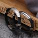 Accessories Silicone Stainless DIY Laser Engraving Hip Hop Titanium Steel Men's Bracelet_ipsvogv.com