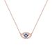 Beating Heart Blue DDevil's Eye Necklace Female Clavicle Necklace Female_ipsvogv.com
