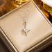 Four Stars Fashion Men's INS Cool Style Hip Hop Pendant Fashion Personality Cross Star Necklace Pendant Minimalist Style_ipsvogv.com