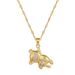 【 】 Light Luxury Charm Gorgeous Full Diamond Self Discipline Bear Necklace Female Internet Celebrity Versatile Clavicle_ipsvogv.com