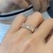 Cao Shi's Exquisite Zircon Women's Fashionable And Elegant Temperament Ring, French Popular Jewelry_ipsvogv.com