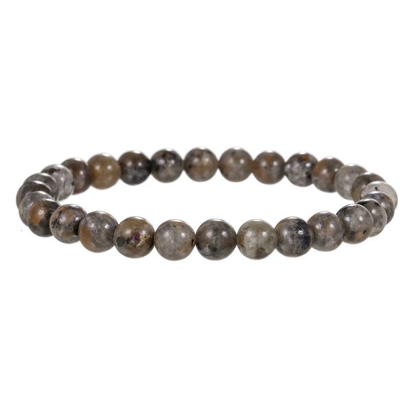 6/8/10mm Natural Flame Stone Bead Bracelet Domineering Hip Hop Punk Beaded Round Bead Bracelet For Men_ipsvogv.com