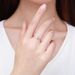 Light Luxury Small Cute Full Diamond Ring Female Fashion OL Commuting Super Flash High End Thin Ring Cold Style Ring_ipsvogv.com