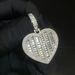 Hip Hop Love Pendant Necklace For Men And Women, Zirconia Diamond-Cut Pendant With Rope Chain, Trendy Statement Jewelry For Casual & Party Wear_ipsvogv.com