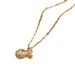 Internet Famous Diamond Studded Money Bag Titanium Steel Necklace Korean Version Instagram Trendy Versatile Collarbone_ipsvogv.com
