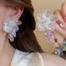 Women’s Jewelry Set Fashion Super Fairy Colored Crystal Shell Flower Earrings Exaggerated Niche High End Temperament Earrings New Female Earrings_ipsvogv.com