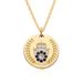 Women’s Jewelry Set Fashion Hot Selling Jewelry Clavicle Chain Colored Zircon Eye Pendant Devil Eye Necklace_ipsvogv.com