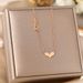 Korean Version Internet Celebrity Titanium Steel Necklace For Women, Simple And Compact, LOVE Letters, Versatile_ipsvogv.com