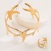 New Minimalist Metallic Ring Set With Personalized And Cool Opening Style Starfish Bracelet_ipsvogv.com
