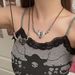 Unisex Hot Selling Love Pendant Beaded Necklace For Women, Simple Niche Design, Sweet And Cool Hot Girl Style, Retro Sweater Chain_ipsvogv.com