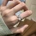 Pearl Flower Opening Niche Design, New Chinese Style Floral Ring With Versatile And High-end Temperament_ipsvogv.com