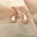 Stud Bottega Earrings Gold Hoop Women Italy Hollow Stainless Steel Hypoallergenic Plated Tear Drop Waterdrop Earring For_ipsvogv.com