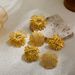 Unisex Retro Exaggerated Earrings Design Gold Plated Elegant Earrings Firework Shaped Vintage Earrings_ipsvogv.com