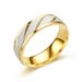 Korean Version Of Light Luxury Titanium Steel With Diagonal Stripes, Couple Pairs, Ring Making Trend, Tail Ring, Hand_ipsvogv.com
