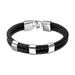 Bracelet, simple stainless steel woven multi-layer genuine leather bracelet, hot selling_ipsvogv.com