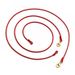 Wearable Transfer Beads Soft Fried Dough Twists Men's And Women's Pendant Red Pure Hand Woven Necklace Replacement Rope_ipsvogv.com