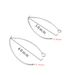 Stainless Titanium Steel Anti Allergic V-shaped Earrings, Large U-shaped Hook, DIY Ear Hook Accessories_ipsvogv.com
