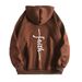 Men's Clothing sweatshirt faith fashion printed hooded back collar plus velvet sweatshirt_ipsvogv.com