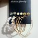 Earring Acrylic Hoop Stud Drop Dangle Earrings Set Earrings_ipsvogv.com
