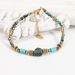 African Turquoise Natural Stone Bracelet Bohemian Retro Bracelet_ipsvogv.com