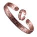 Jiarui Magnetic Flower Ring Set Adjustable Bracelet For Men And Women_ipsvogv.com