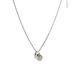Necklace INS Cool Style Personalized Simple Trend Titanium Steel Hip Hop Pendant Round Label Ring Sweater Chain_ipsvogv.com