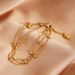 Women's Jewelry Not Afraid Of Water Three Layer Titanium Steel Bracelet Ins Style Sweet Cool Style Light Luxury Simple Bracelet Personality Jewelry_ipsvogv.com