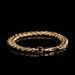 Men's Jewelry Buckle Stainless Steel Round Grinding Encryption Cuban Bracelet Hip Hop Men's Titanium Steel K Gold Bracelet_ipsvogv.com