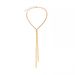 High Color Retention Copper Gold-Plated Simple Long Snake Bone Chain Minimalist Design Sense Necklace Ins_ipsvogv.com
