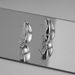 Retro Plated Titanium Steel Irregular Melon Seed Hollow Earrings_ipsvogv.com
