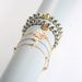 Simple Lantern Lotus Hand Bead Chain Love Bracelet Set Jewelry_ipsvogv.com