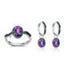 Thorn Buds Personalized Design Earrings S925 Sterling Silver Inlaid With Natural Colored Gemstones Amethyst Moonstone Earrings_ipsvogv.com