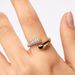 Women's Jewelry Water Drop Shape Ring Light Luxury High End Design Fashionable Versatile Open Ring Exquisite Index Finger Ring_ipsvogv.com