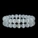 Natural Transparent Gypsum Men's And Women's White Cat Eye Stone Bracelet, Ice Seed Translucent Ethnic Style Single_ipsvogv.com