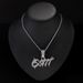 Personalized New Product 3D Full Diamond Flame Letter GOTIT Pendant Hip Hop Street Rap Jewelry For Men_ipsvogv.com