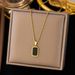 New Fashionable Black Titanium Steel Necklace Women, No Fading, Niche Design, High-end Collarbone Chain For Women_ipsvogv.com