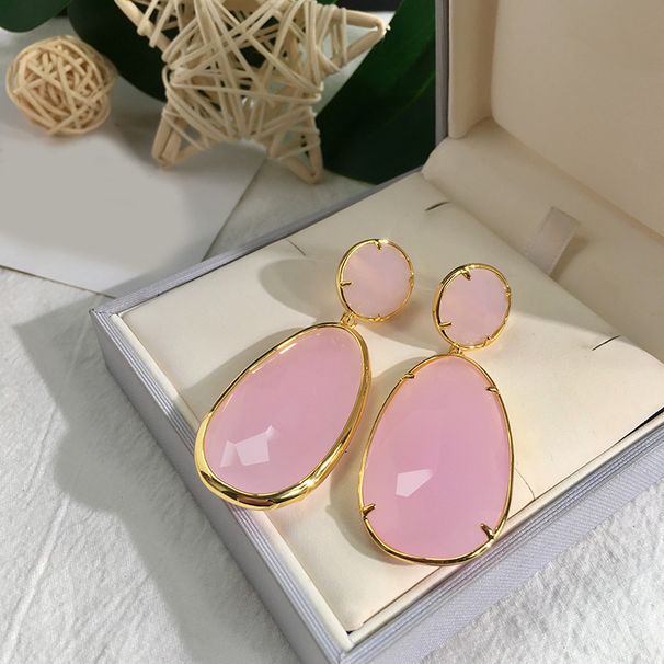 Women's Jewelry Original Emerald Green Earrings Gold And Emerald Double Layer Design Eye Catching And Versatile Online Store Purchase Selected Jewelry_ipsvogv.com