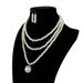 Simple Fashion Pearl Necklace Cross Border Multi Layer Short Clavicle Chain_ipsvogv.com