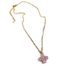 Titanium Steel 【 】 Light Luxury Lucky Grass Temperament Micro Inlaid Diamond Necklace Women's Exquisite Style Ins 【 】_ipsvogv.com
