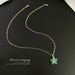 【 】 Rotating Flower Fashion Light Luxury Charm Gorgeous Full Diamond Necklace Women's Versatile Clavicle Chain Titanium_ipsvogv.com