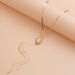 Hip Hop Spicy Girl Metal Snake Bone Collarbone Chain Ins Style Baroque Pearl Pendant Necklace_ipsvogv.com