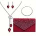 Bridal Suit For Ladies, Jewelry With Bag, Necklace, Earrings, Bracelet, Four Piece Wedding Dress, Versatile_ipsvogv.com