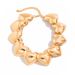 Ins Style Metal Texture Smooth Heart For Women's Fashion, Simple And Three-dimensional Heart-shaped Collarbone Necklace_ipsvogv.com